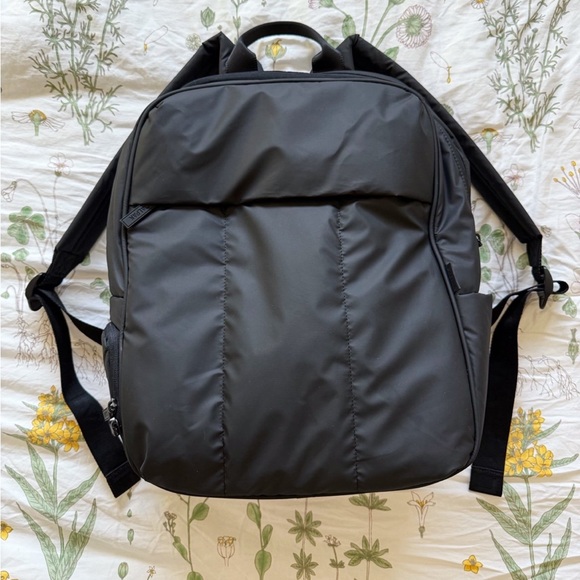 Luka 17 Inch Laptop Backpack in Matte Black - Picture 2 of 5